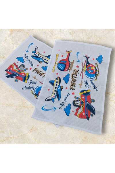 zeyrek tekstil 2 Adet 35x45 Yıkanabilir Ilkokul Ve Okul Öncesi Beslenme Örtüs...