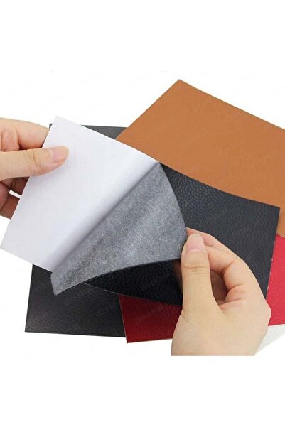 FIXALL ADHESIVE PRODUCTS Yapışkanlı Suni Deri Büyük Ebat 100 x 70 cm Renk Seçeneği GRİ