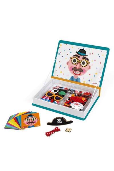 Genel Markalar Mıknatıslı Oyun Kitabı - Çılgın Yüzler - Korsan