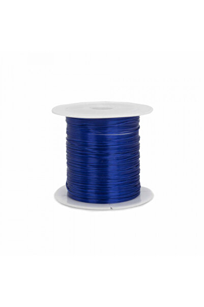 bidoluhobi خط صيد مطاطي مرن ملون بطول 9 أمتار باللون الأزرق