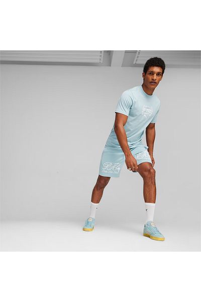 Puma حذاء رياضي رجالي من جلد الغزال B Palm Tree Crew