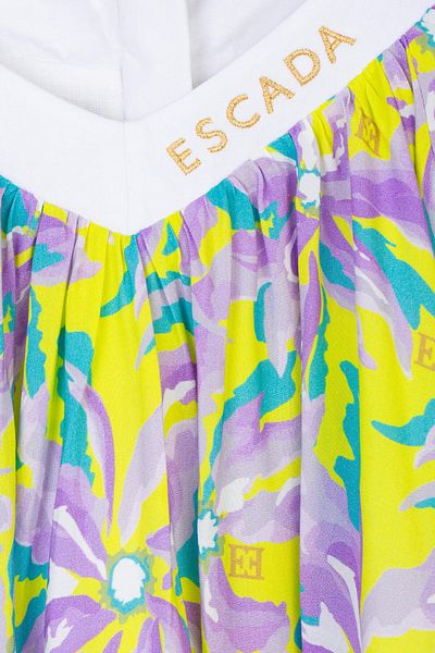 Escada V-Neck Bat Sleeve Lilac Children's Dress