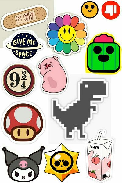 Sticksy Popular Stickerphone Laptop Notebook Tablet Laptop Flask Sticker Sticker St656