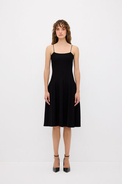 adL Askılı Triko Elbise