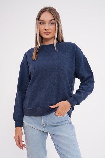 ŞİMAL Дамски плетен суитшърт с кръгло деколте Selanik 245221 -