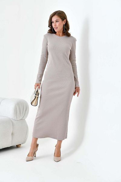 FTZ WOMEN Γυναικείο φόρεμα καμιζόλα Stone 30901