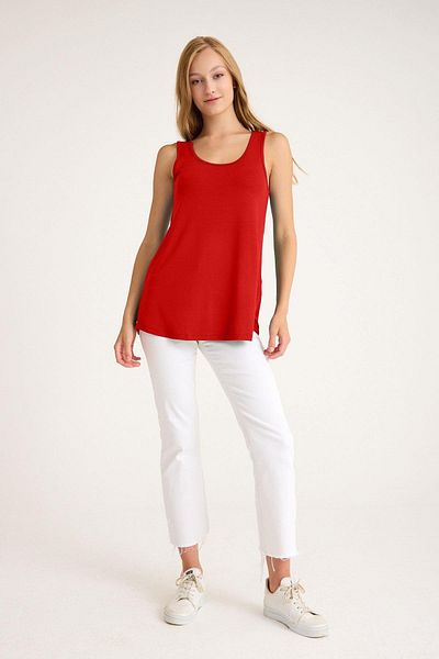 COTENCONCEPT 5 Pieces A-Line Cotton Thick Strap Athlete T-Shirt