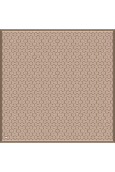Belli Milky Brown Twill Silk Scarf - 4031-34