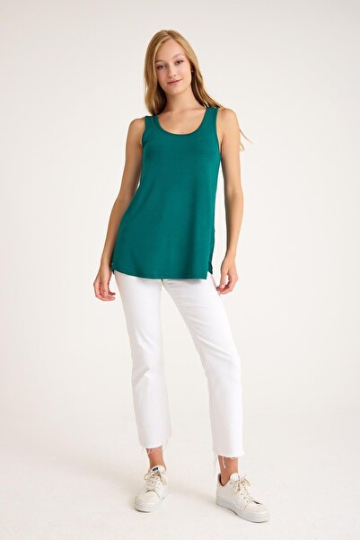 COTENCONCEPT 3 Pieces A-Line Comfortable Fit Basic Thick Strap Undershirt T-Shirt