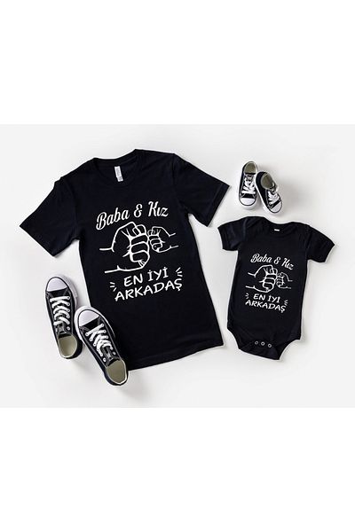 Tshirthane Daddy Girl Best Friend Zıbın (ΠΡΟΣΘΗΚΗ 2 ΤΕΜΑΧΙΩΝ ΣΤΟ ΚΑΛΑΘΙ ΓΙΑ ΝΑ ΚΑΝΕΤΕ ΣΥΝΔΥΑΣΜΟ ΤΙΜΗΣ ΕΝΑ ΜΟΝΟ ΠΡΟΪΟΝ)