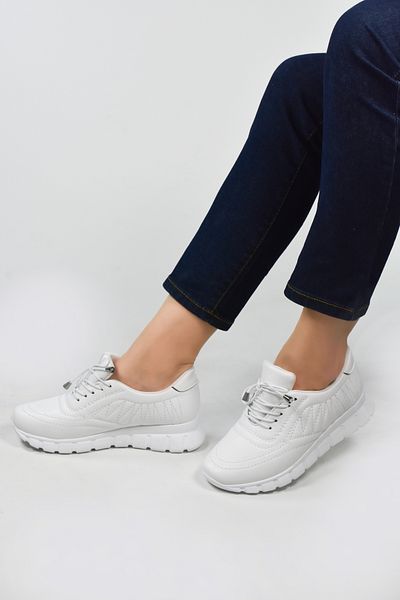 KAYGISIZ AYAKKABI White Orthopedic Pad Sole Mother Sports Walking Running Anatomical Training Shoes