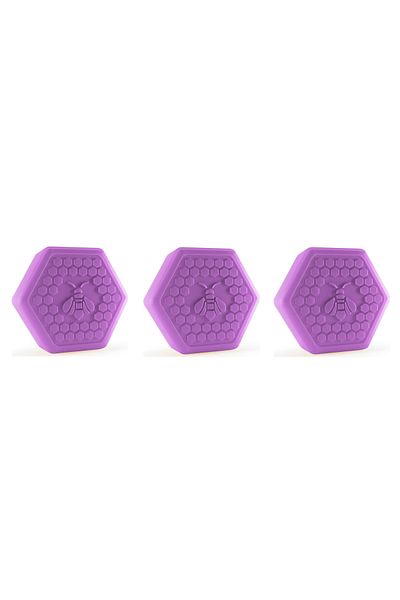 Agarta Natural Handmade Lavender Honey Soap 125 Gr X 3 Pieces