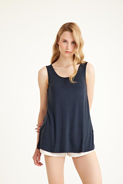 COTENCONCEPT Βασικό βαμβακερό μπλουζάκι με χοντρές τιράντες σε γραμμή Α