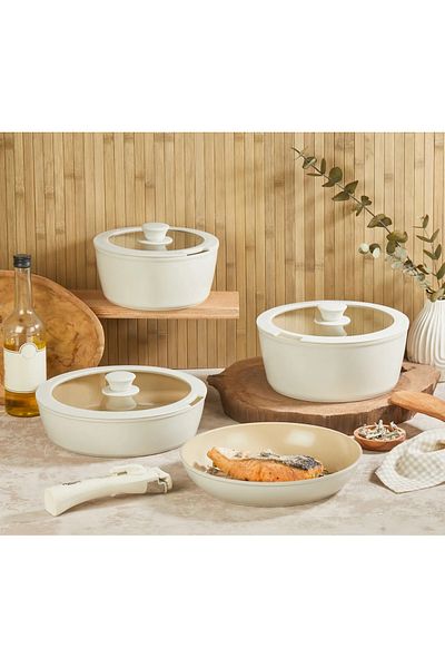 FALEZ Auris 8 Piece Smart Set Cream