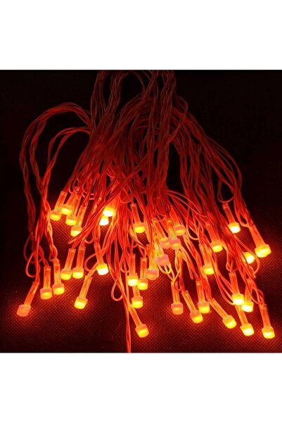 gaman Yılbaşı Aydınlatması 10 Metre 220 Vold Sabit Aydınlatma 38 LED Işık- Fişli
