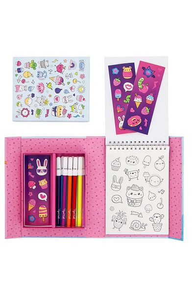 Tiger Tribe Sticker Painting Set - Little Cuties