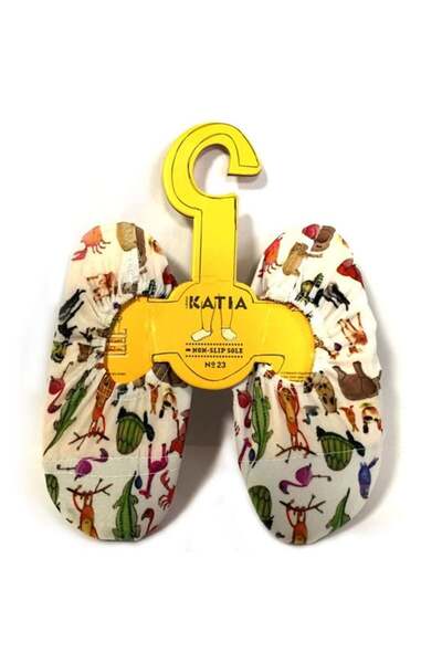 Katia&Bony Kaydırmaz Deniz ve Havuz Ayakkabısı - Hayvanlı