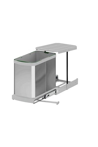 STARAX Raylı Dolap Içi Paslanmaz Çöp Kovası 24 L