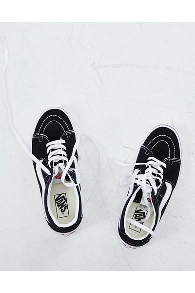 Vans Ua Sk8 Low Unisex Black Sneakers