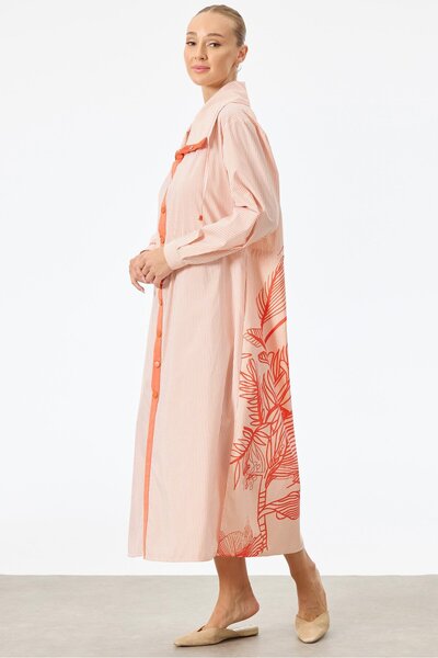 Tığ Triko Sırtı Baskılı GiyÇık ORANJ