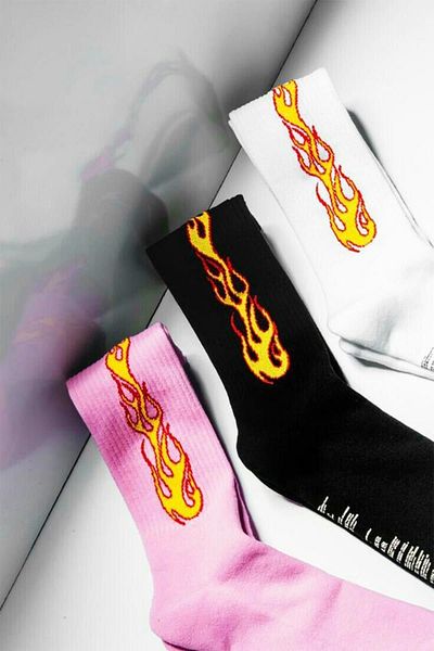 CARNAVAL SOCKS Чифт от 3 цветни спортни чорапи с шарка на пламък