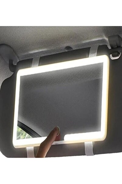 BTL OTOMOTİV Araba Güneşlik Aynası Oto 4 Modlu Şarjlı Güneşlik Makyaj Aynası Araba Makyaj Aynası