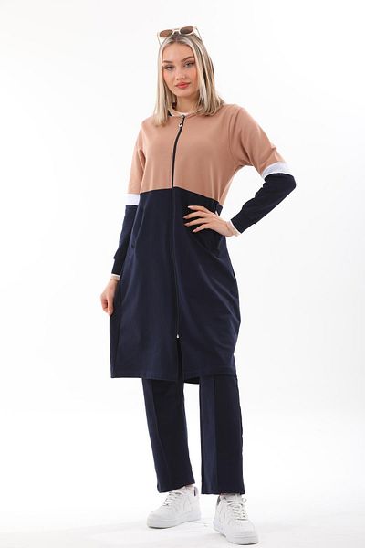 WestBound Γυναικείο Σετ φόρμας Hijab Long Casual Sports Set MINK