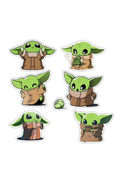 Buki'nin Atölyesi Autocolant Baby Yoda Telefon Laptop Notebook Tabletă Agendă...