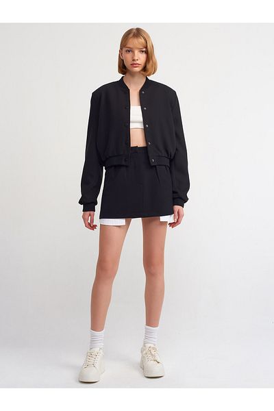 Dilvin 80809 Fustă mini - negru