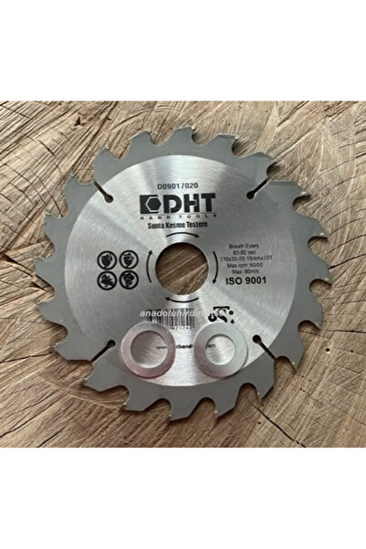 DHT PRO 170MM ELMAS TESTERE AHŞAP KESİCİ MDF SUNTA KESİCİ ÇAP 16-20-30MM