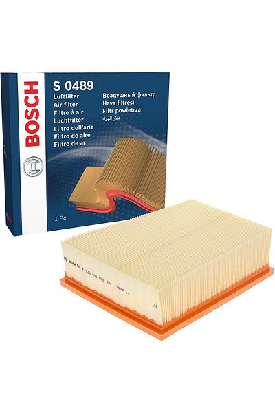 Bosch S0489 Air Filter - Kangoo 3 21+ Megane 4 Scenic 4 Talismann 1.0/1.2/1.3 Tce 165467860 R F 026400489   Bo