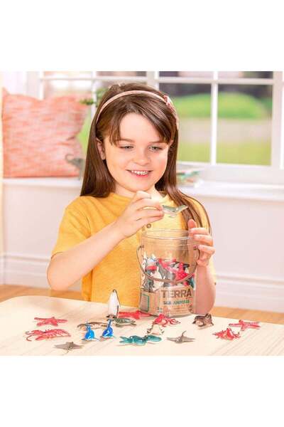 Terra 60 Piece Small Play Set - Sea Creatures