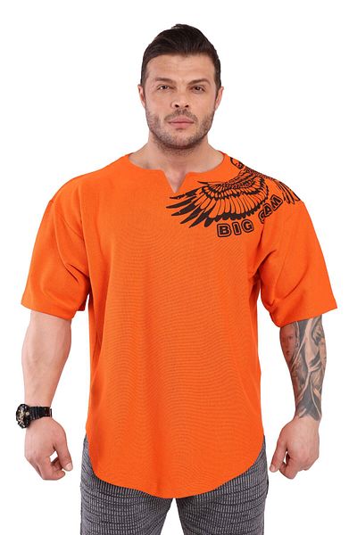 Big Sam Cotton Oversize Rag Top - Wide Cut T-Shirt 3242