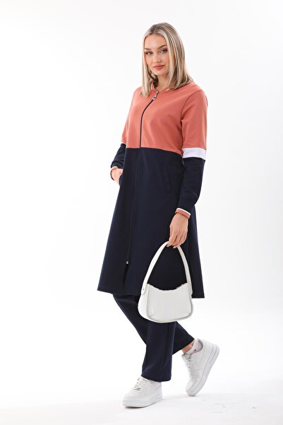 WestBound Γυναικεία αθλητική φόρμα Hijab Σετ Μακρύ Casual Αθλητικό Σετ SALMON