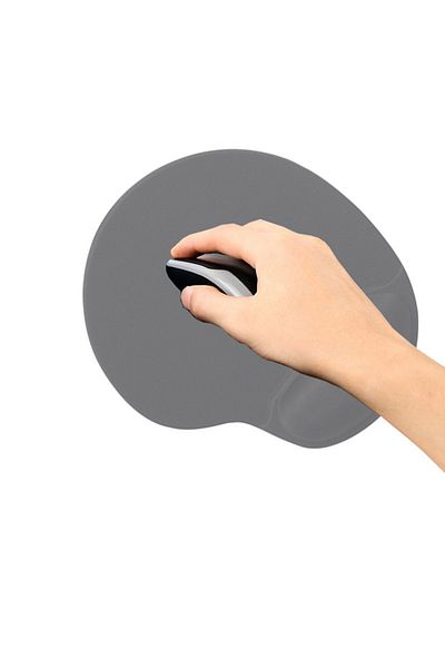 ARSTECH Wrist Support Mouse Pad Anti-Slip Base Mouse Pad Gray