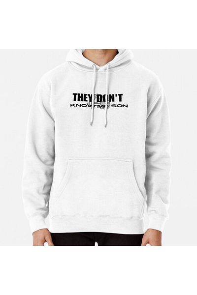 THEWERT Unisex David Goggins δεν με γνωρίζουν πιο πρόσφατο εμπριμέ φούτερ
