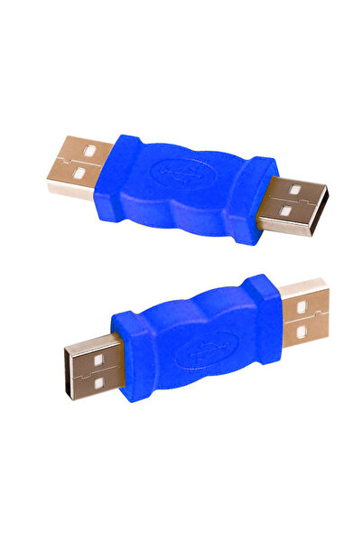 KEEPRO محول USB 2.0 ذكر إلى ذكر أزرق