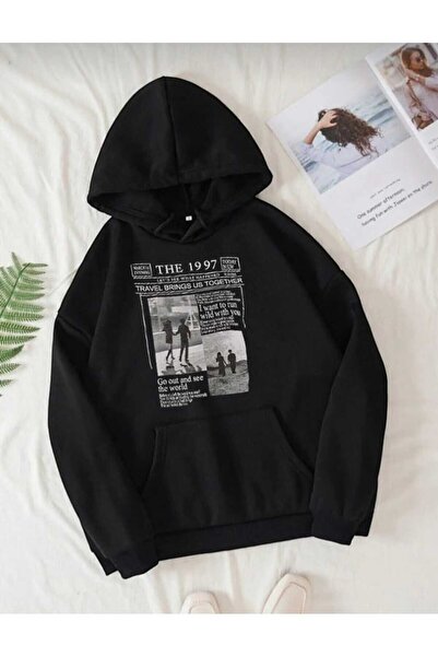 KOZİA OUTDOORS malkoçbey εμπριμέ υπερμεγέθη unisex φούτερ