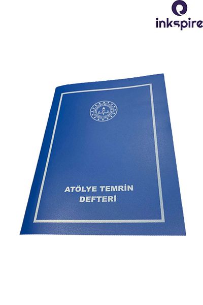 inkspire 21X29 cm 48 Sheets Atollye Temrin Notebook with Plastic Cover - 1 Piece Pp Experiment