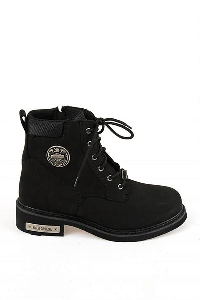 Harley Davidson 025m100128 Jım Erkek Bot - Siyah Nubuk