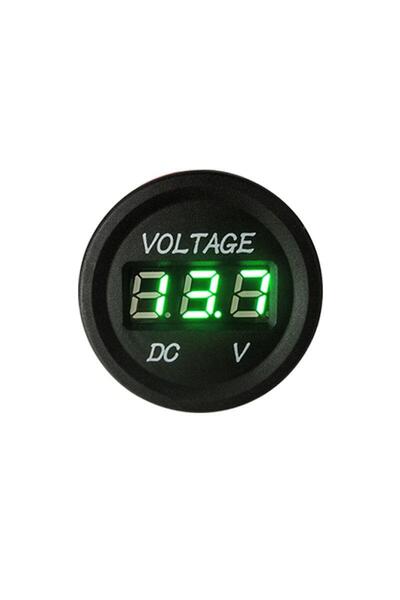 KEEPRO Dijital Voltmetre Dc 12-24 V Vidalı Oto Motosiklet Tekne Için Yşl