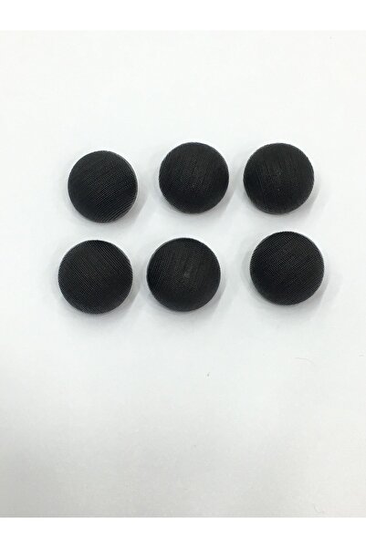 karantuhafiye Italyan Mat Inci Bombeli Model Hırka Yelek Düğmesi Takımı 6 Lı Set Siyah 1,5 Cm (KOD:3598)
