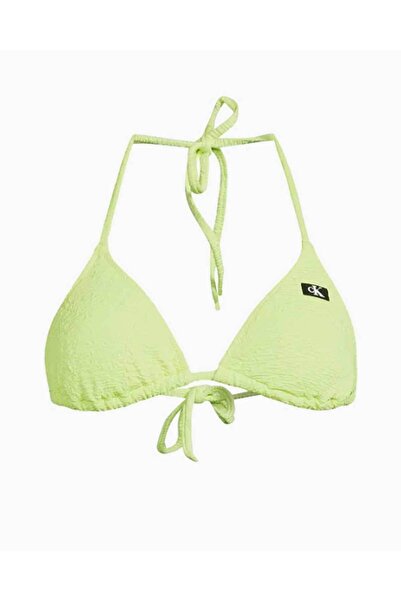 Calvin Klein Triangle Swim Tops Bikini Üstü