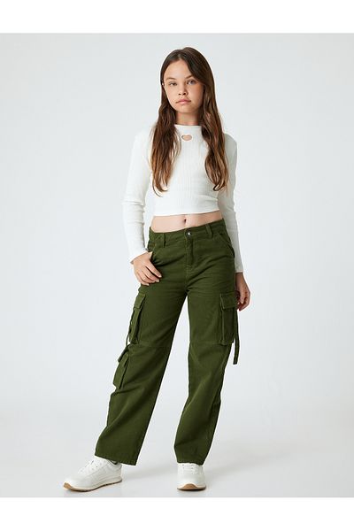 Koton Cotton Cargo Jeans - zsebrészlettel