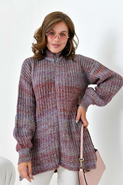 FTZ WOMEN سترة نسائية متدرجة بسحاب 20871