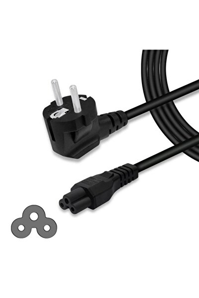 KEEPRO كابل طاقة البرسيم كابل طاقة الكمبيوتر المحمول 3x1 3M