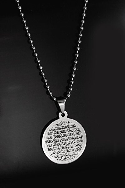 vogutima jewelery&silver by timuçin mavili Blessing Prayer Ant Prayer Unisex Steel Ball Chain • for Lover • for Wife • for Mother • for Dad Gift Necklace