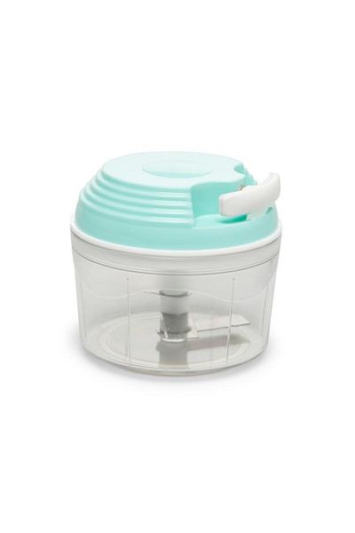 STOREMAX Mini Route Chopper - Practical Rondo with Kitchen String Pull, Blade, 3 Strings