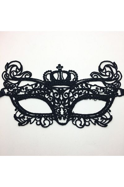STOREMAX Stylish Color Lace Embroidered Braided Party Mask Model 6- 646268