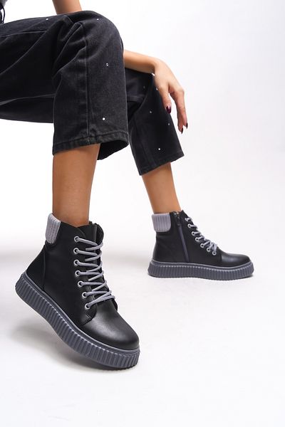 Riccon Dhaeleth Damenstiefel 0012401   Schwarzgrau